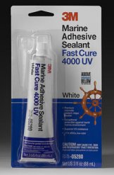 3M Marine Adhesive/Sealant Fast Cure 4000 UV-3 oz.